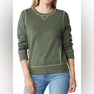 Tommy Bahama Women's Tobago Bay Crewneck Sweatshirt - Palm Moss Sz M
